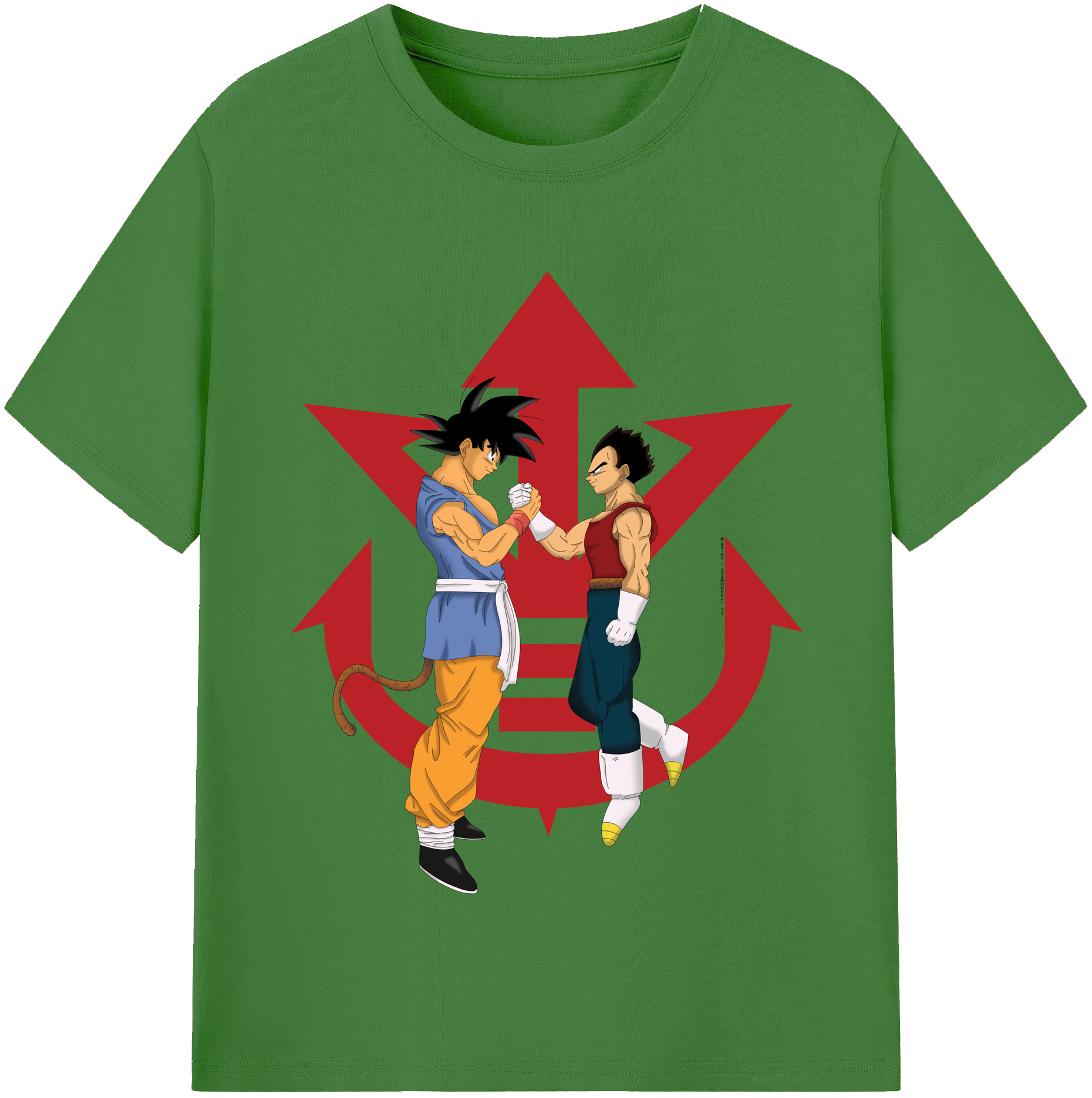 （画像用） ドラゴンボール 孫悟空（そん ごくう）Son Goku カカロット DRAGON BALL Kakarotto レディースカジュアルプリントTシャツ（綿100％）